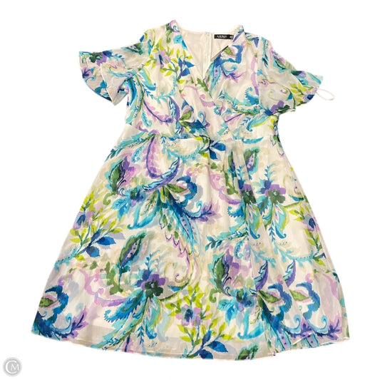 Dress Casual Maxi By Lauren By Ralph Lauren In Floral Print, Size: 18