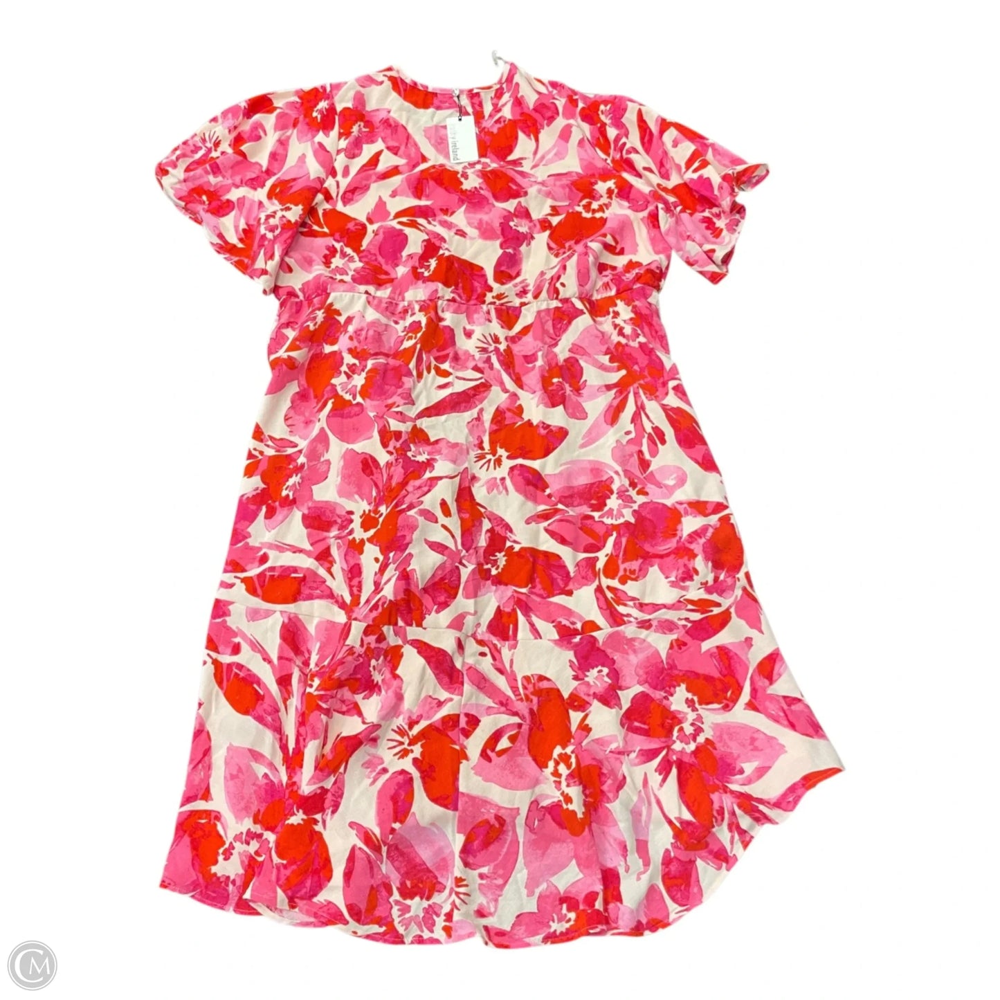 Dress Casual Maxi By Kathy Ireland In Pink & Red, Size: 3x