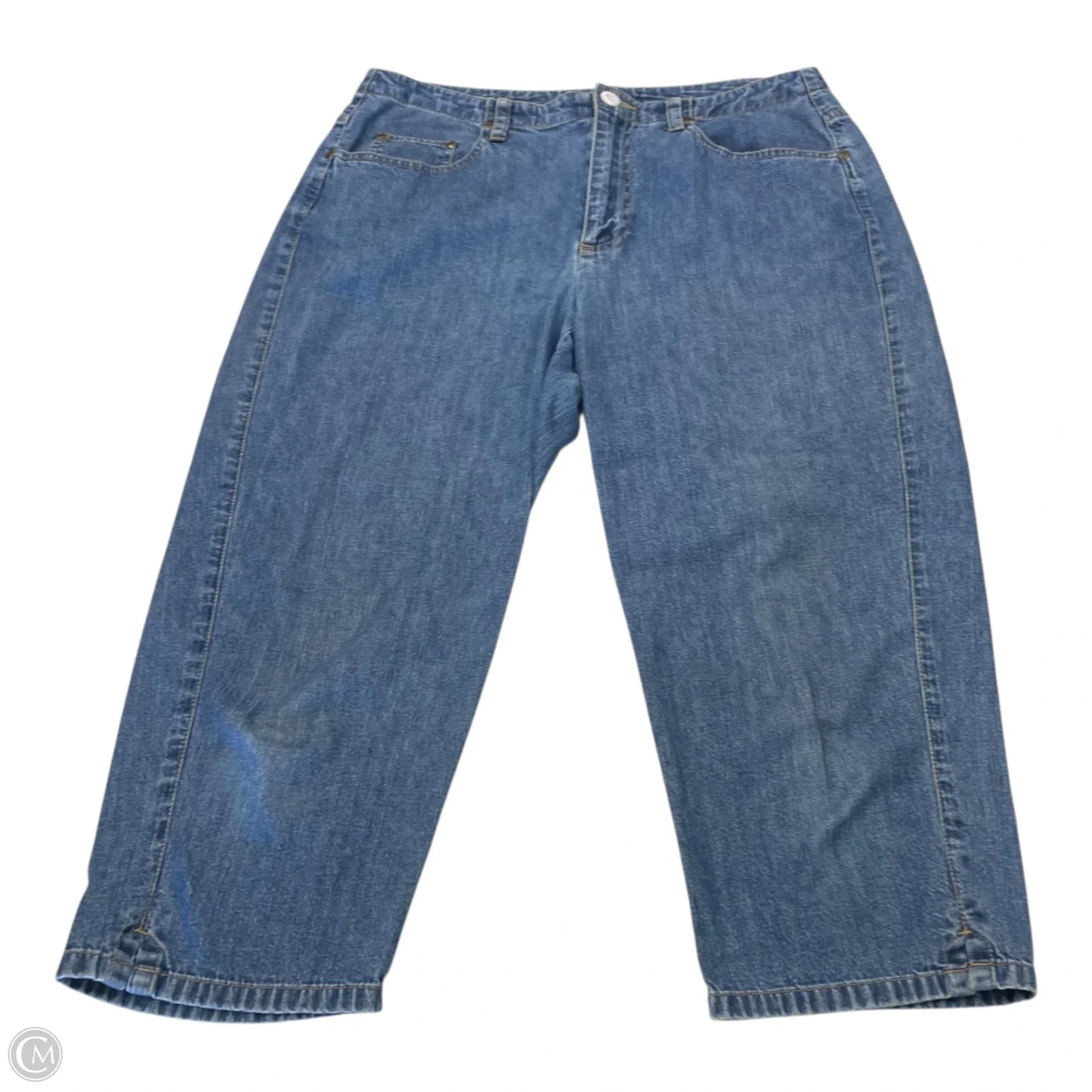 Capris By Liz Claiborne In Blue Denim, Size: 10