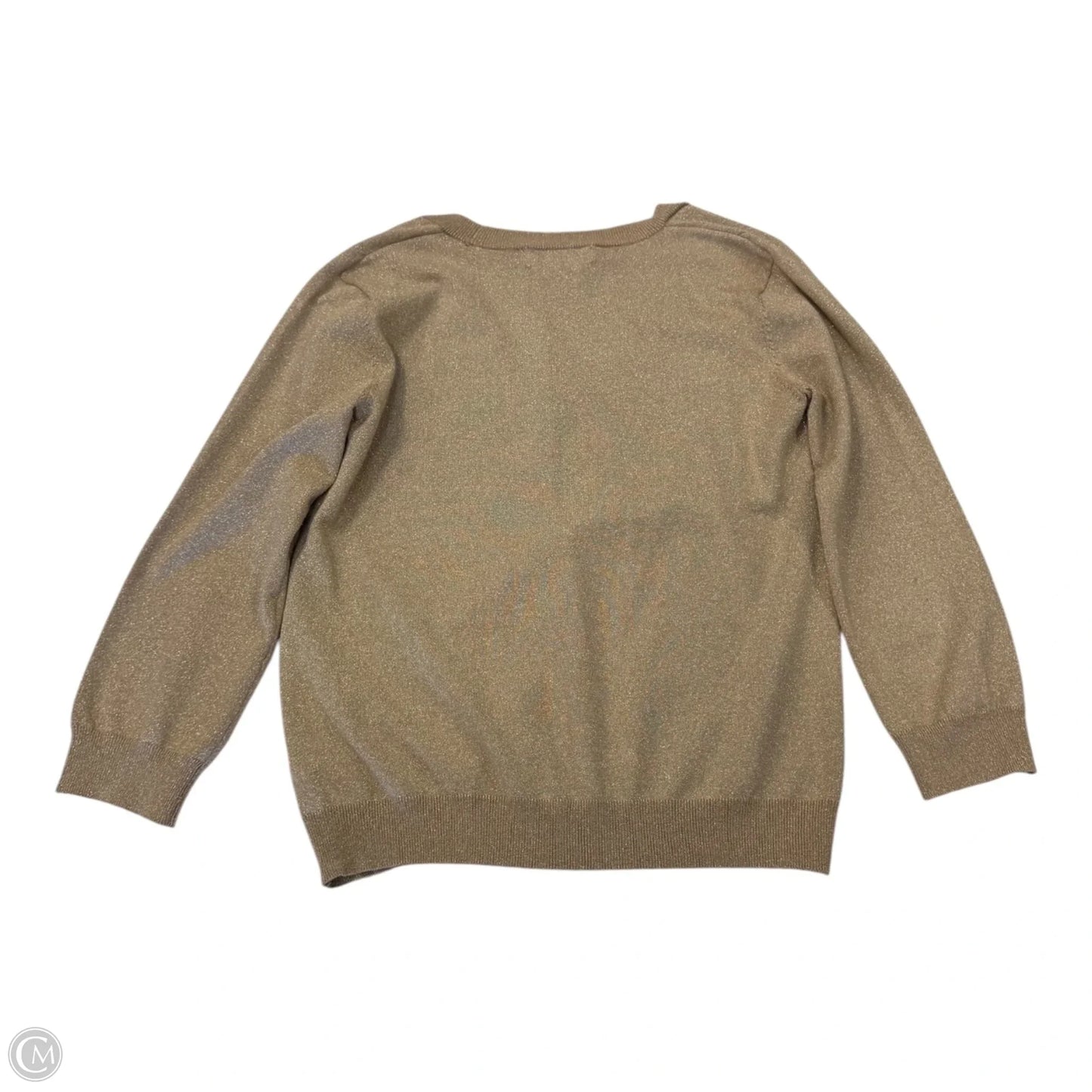 Top Long Sleeve By Michael By Michael Kors In Gold, Size: M