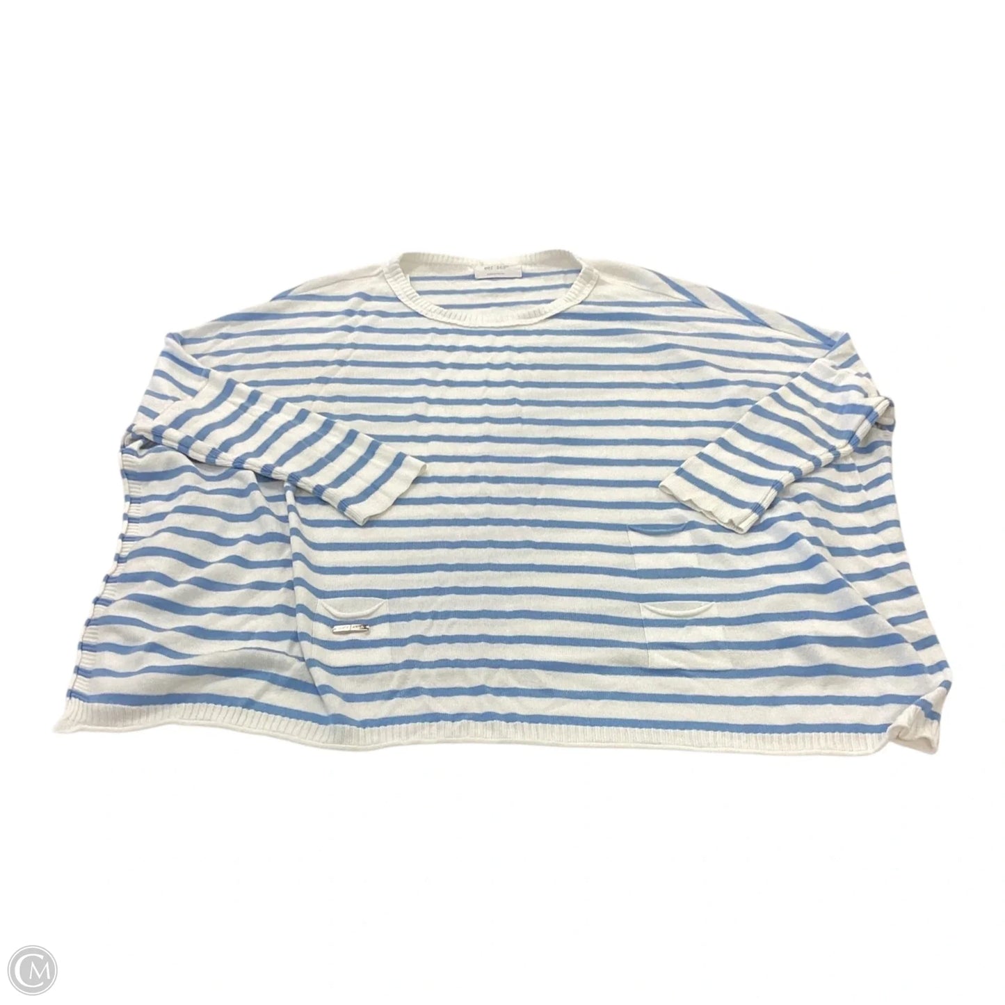 Top Long Sleeve By Mer Sea In Striped Pattern, Size: Osfm