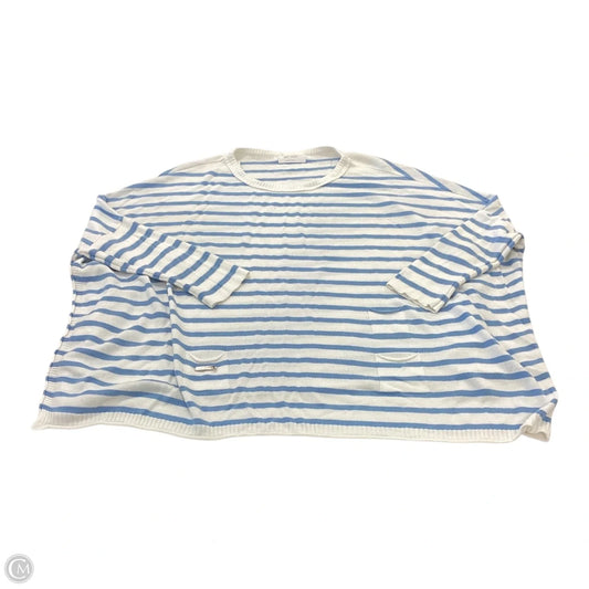 Top Long Sleeve By Mer Sea In Striped Pattern, Size: Osfm