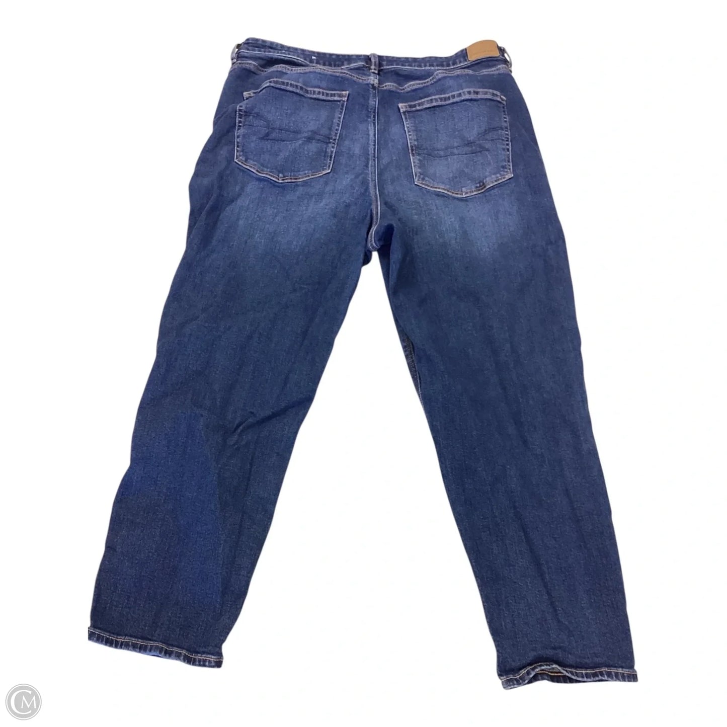 Jeans Cropped By American Eagle In Blue Denim, Size: 20