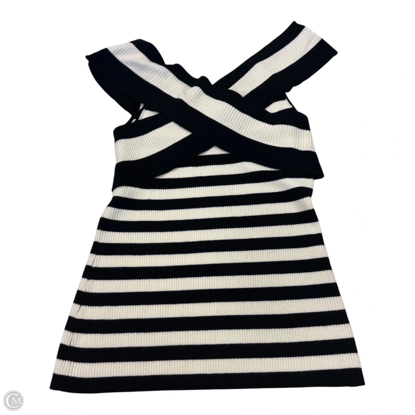 Top Sleeveless By Inc In Striped Pattern, Size: Xl