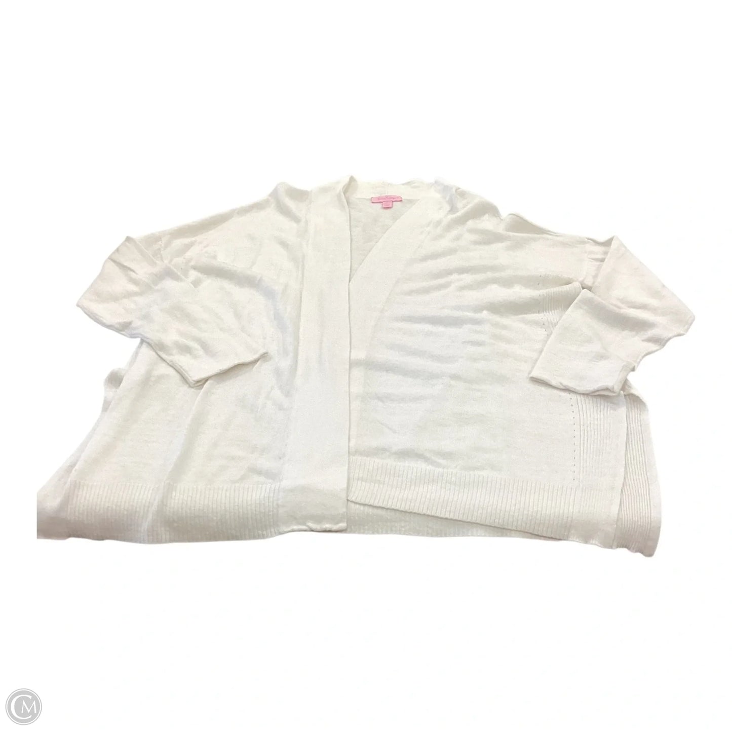 Cardigan Designer By Lilly Pulitzer In White, Size: L