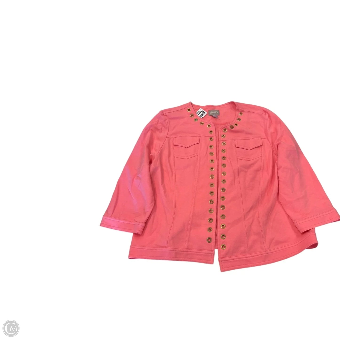 Blazer By Chicos In Coral, Size: L