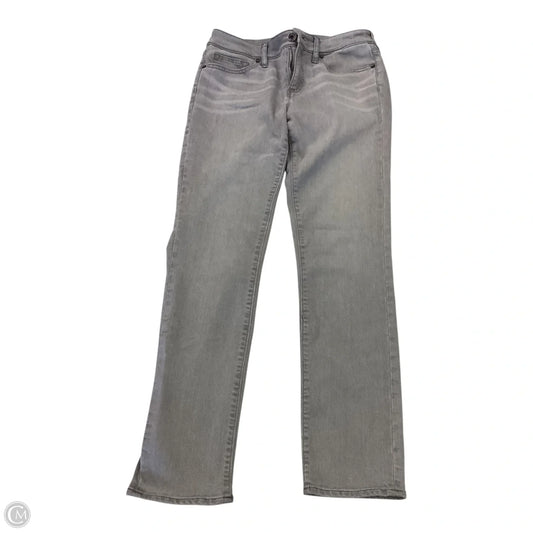 Jeans Straight By Lands End In Grey, Size: 6