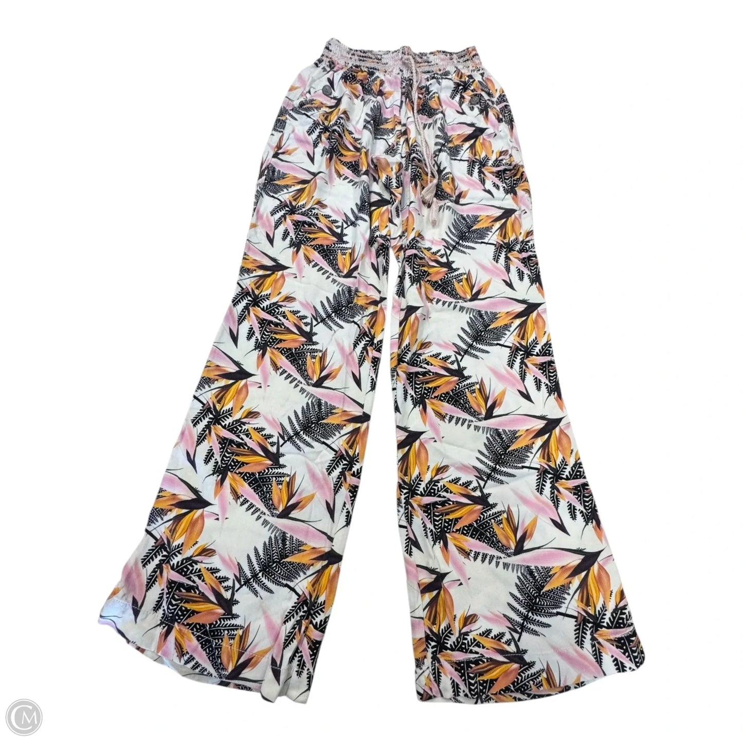 Pants Lounge By Clothes Mentor In Tropical Print, Size: Xl
