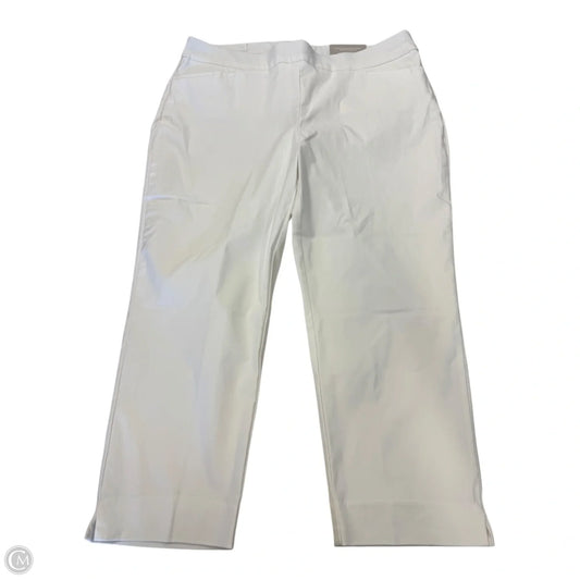 Pants Cropped By Chicos In White, Size: 16
