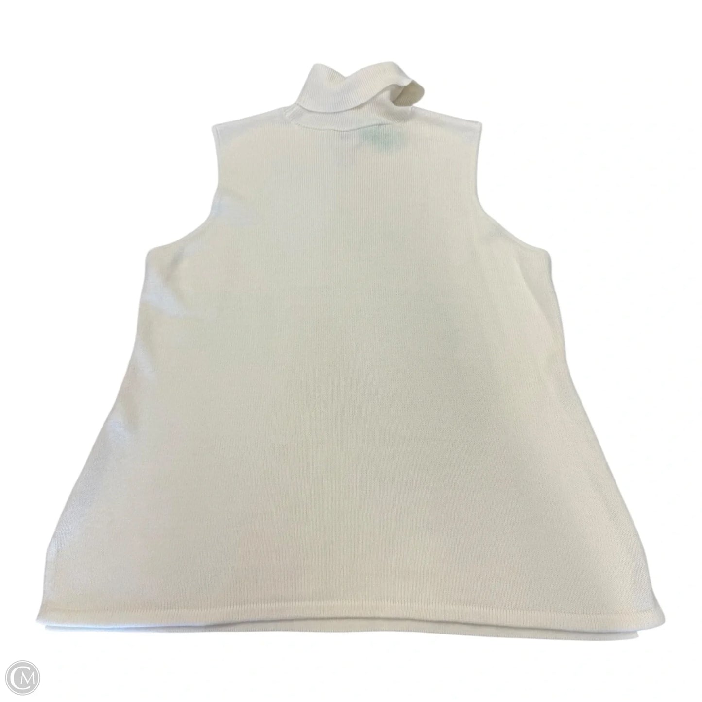 Top Sleeveless By Chicos In Cream, Size: Xlp