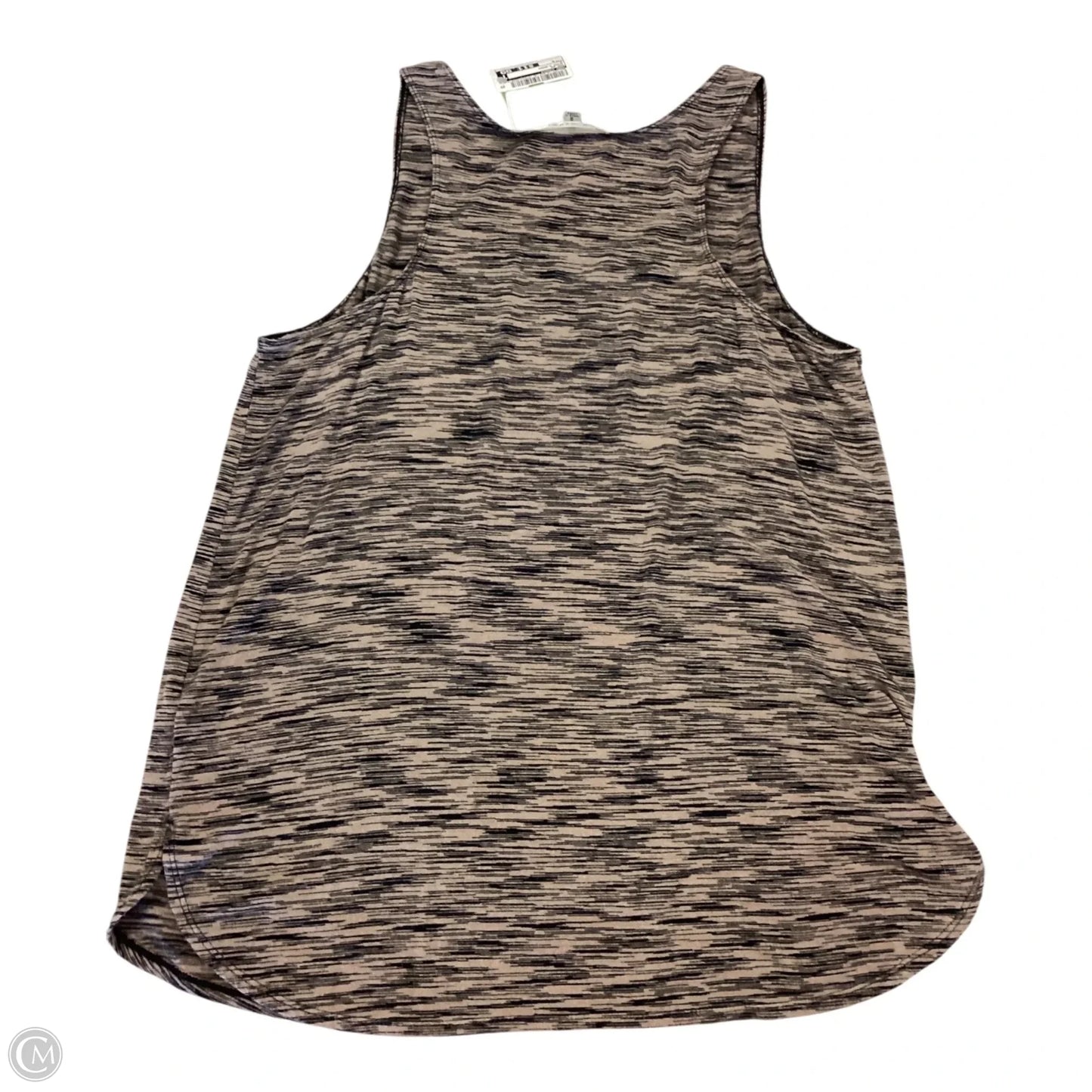 Top Short Sleeve By Max Studio In Black & Brown, Size: S