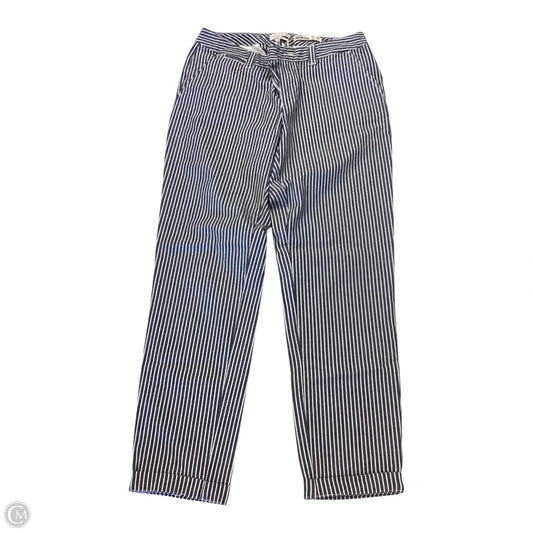 Pants Cropped By Maison Jules In Striped Pattern, Size: 2