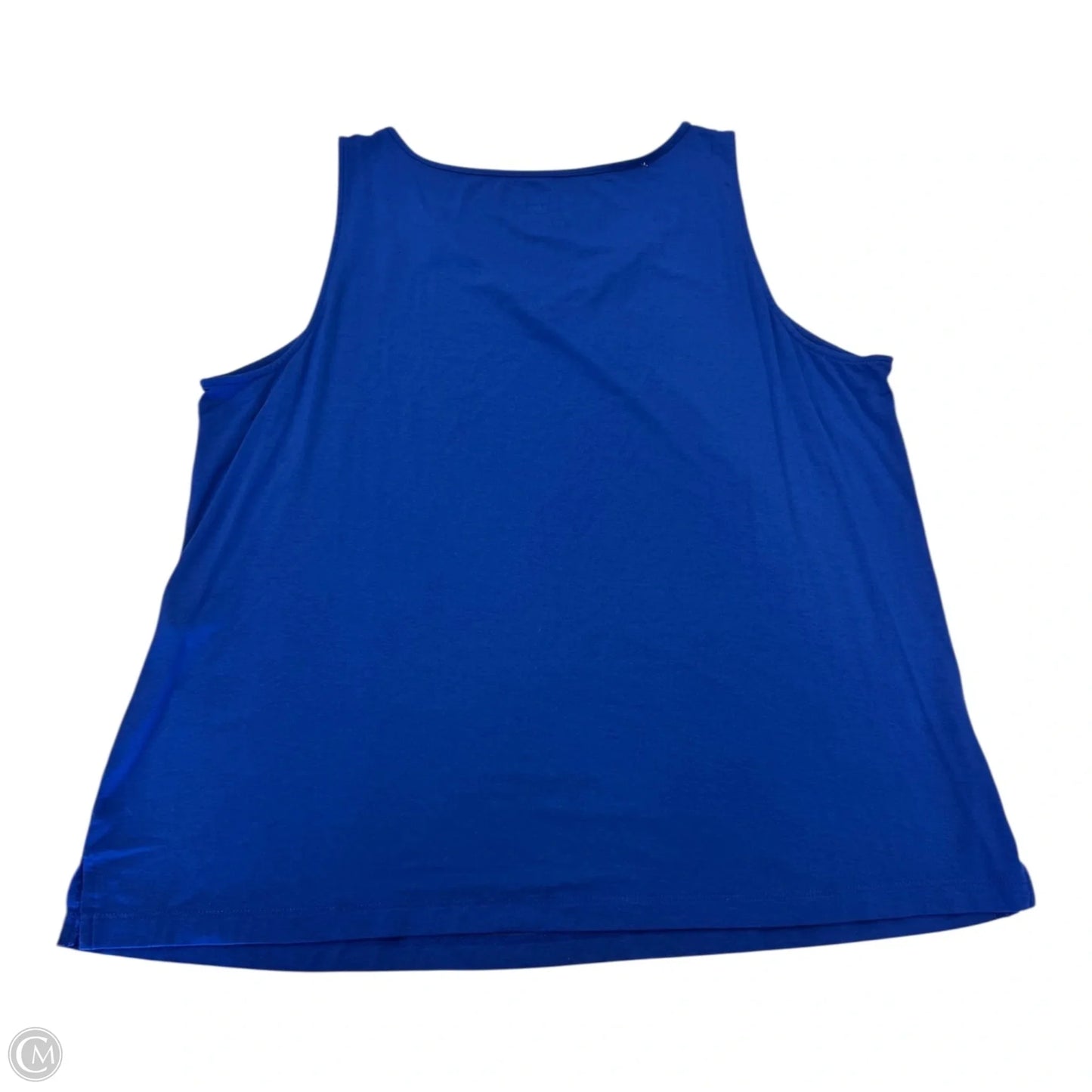 Top Sleeveless By Chicos In Blue, Size: L