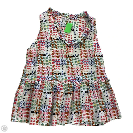 Top Sleeveless By Thml In Polkadot Pattern, Size: M