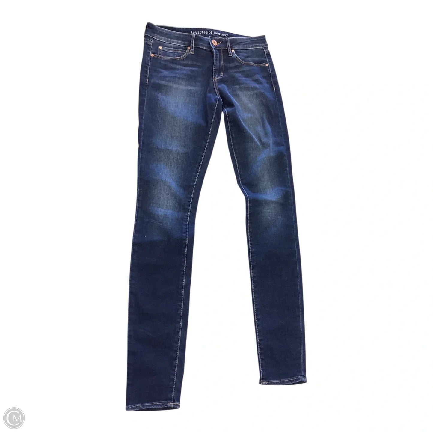 Jeans Skinny By Articles Of Society In Blue Denim, Size: 26
