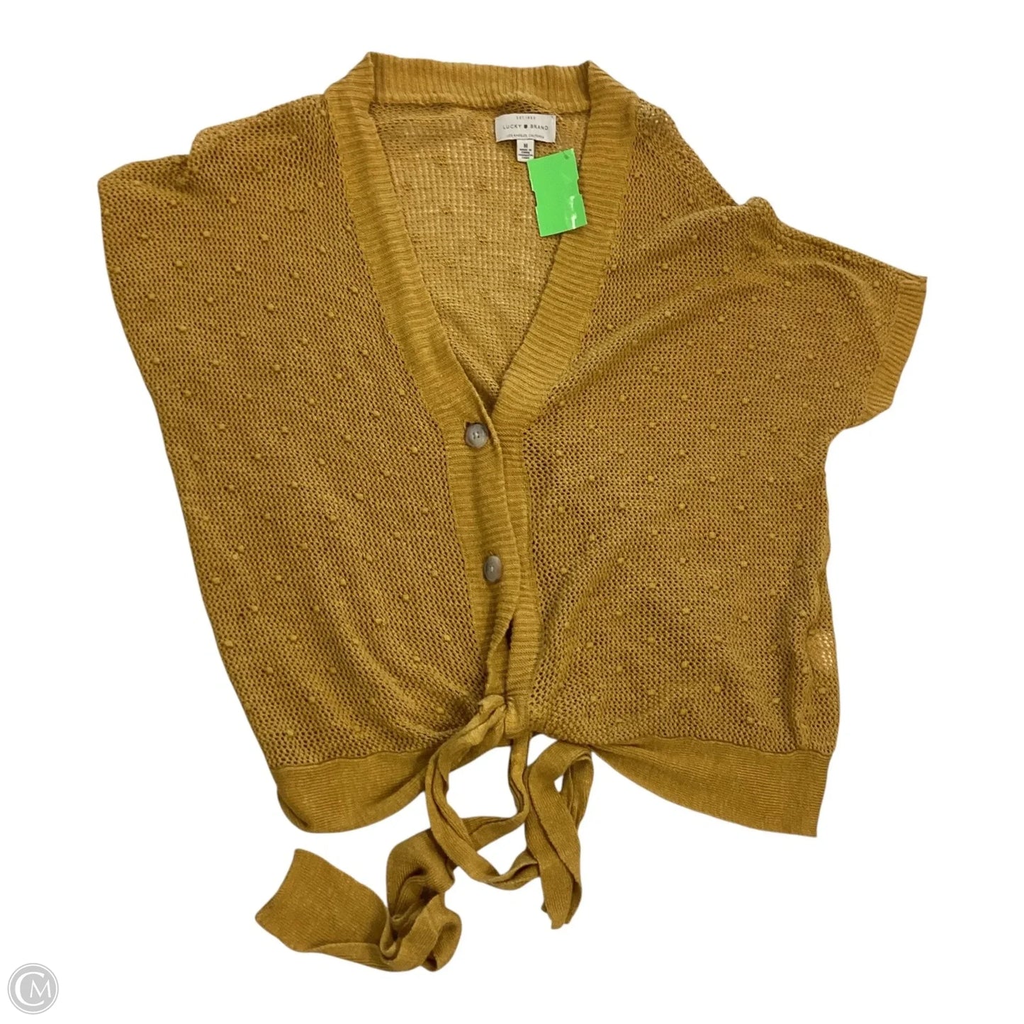 Top Short Sleeve By lucky In Yellow, Size: M