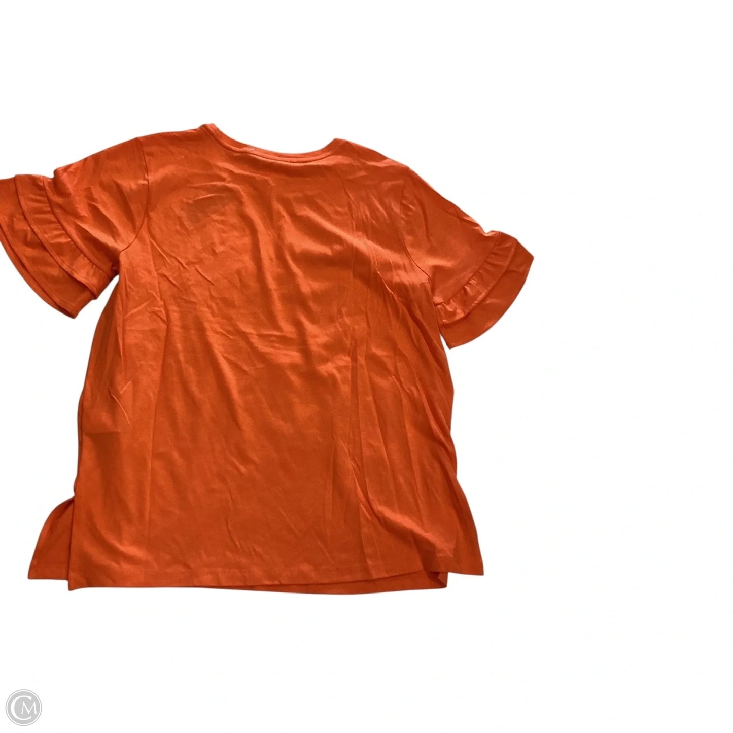 Top Short Sleeve By Michael By Michael Kors In Orange, Size: M