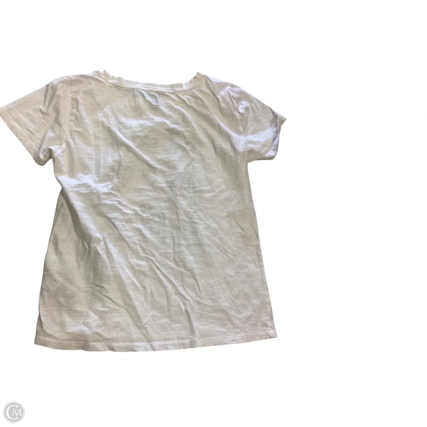 Top Short Sleeve By J. Crew In Black & Cream, Size: Xs