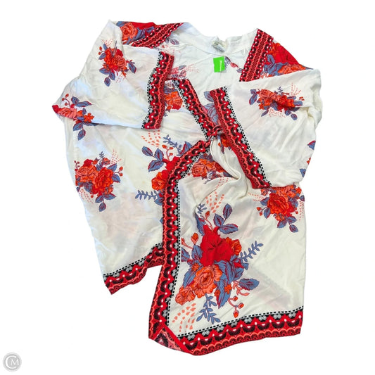 Kimono By Flying Tomato In Floral Print, Size: S