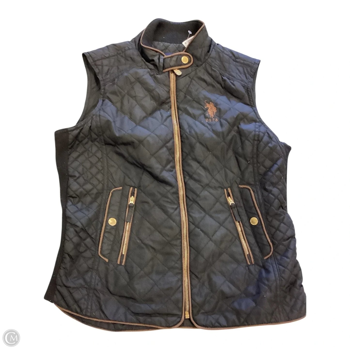 Vest Puffer & Quilted By Us Polo Assoc In Black, Size: M