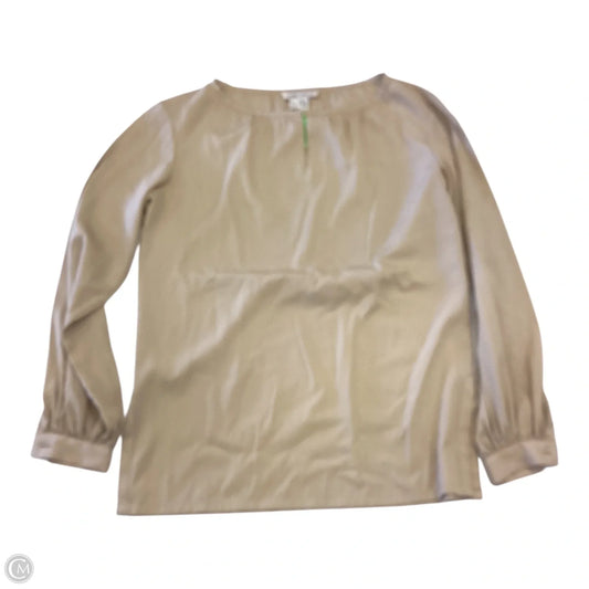 Top Long Sleeve By Clothes Mentor In Tan, Size: M