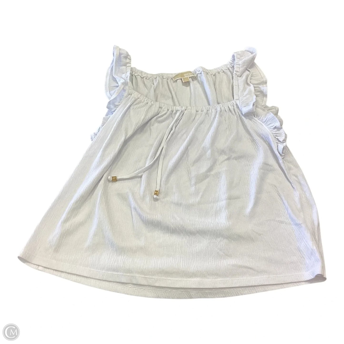 Top Sleeveless By Michael By Michael Kors In White, Size: L