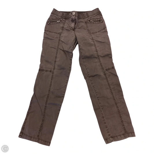 Pants Cropped By Chicos In Brown, Size: Xs