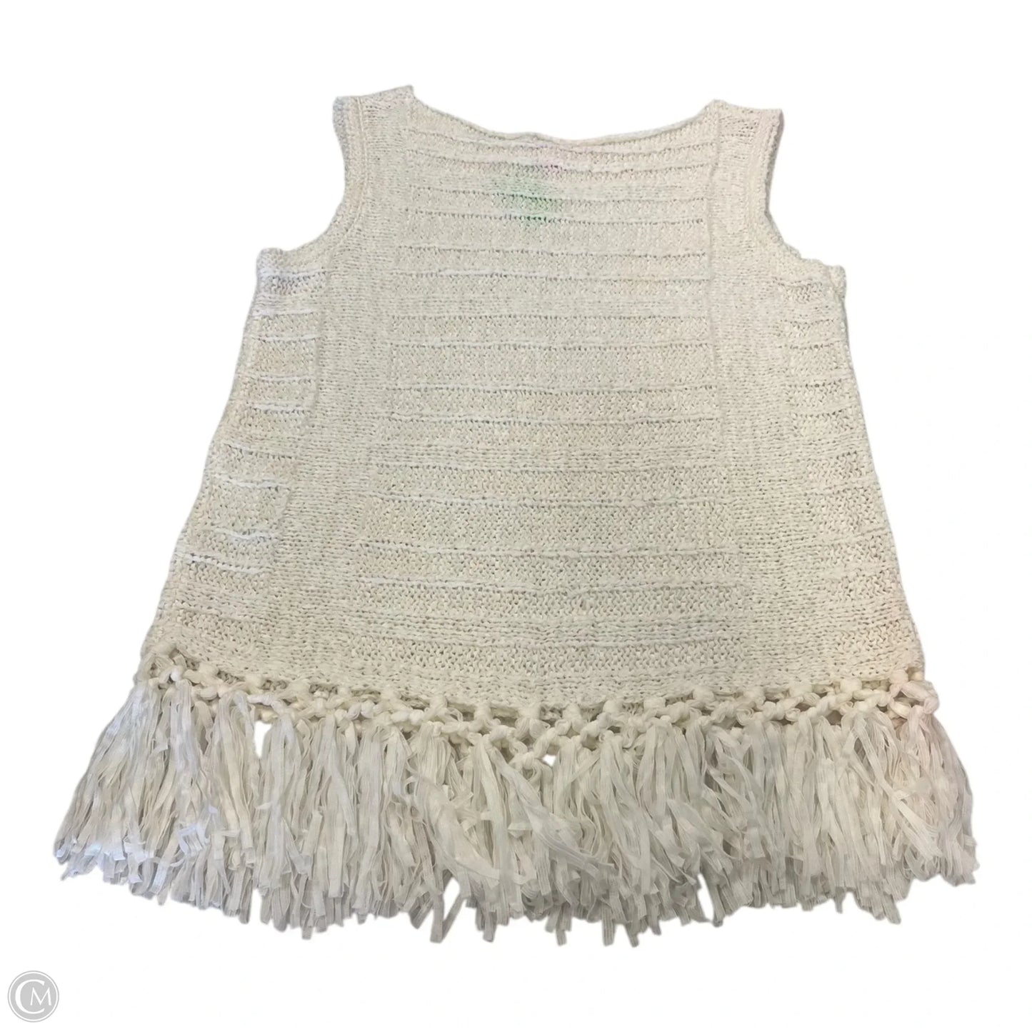 Top Sleeveless Designer By Lilly Pulitzer In Cream, Size: S