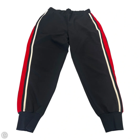 Pants Joggers By Zara Basic In Black & Red, Size: M