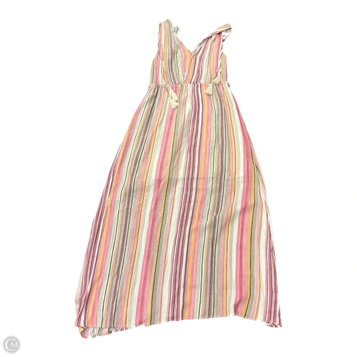 Dress Casual Maxi By Mystree In Striped Pattern, Size: M