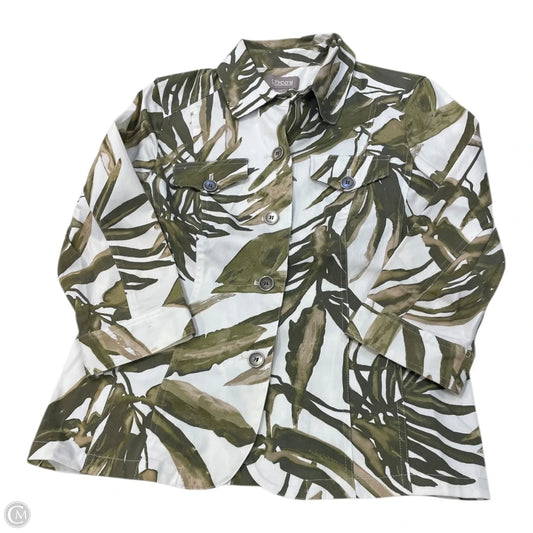 Jacket Other By Chicos In Tropical Print, Size: S