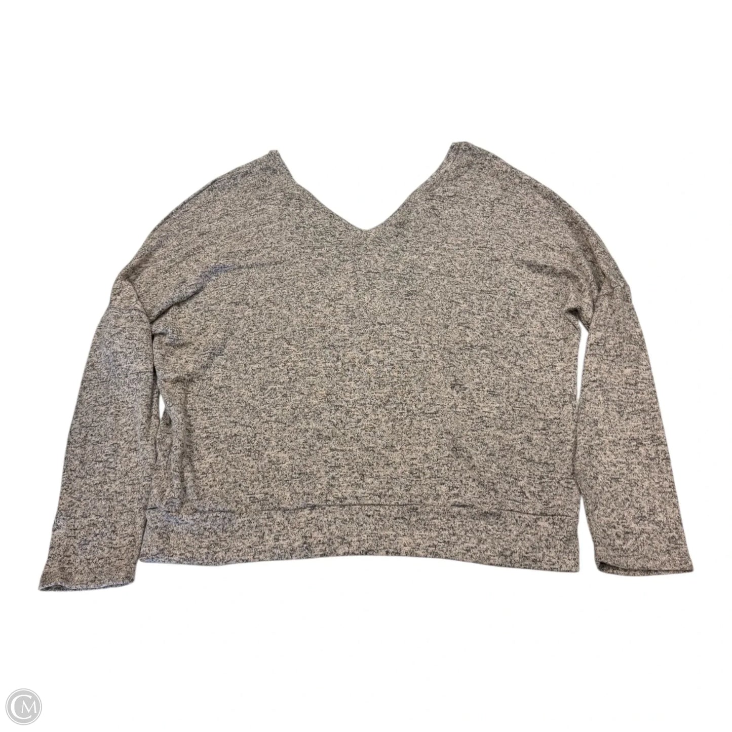 Top Long Sleeve By Clothes Mentor In Brown, Size: M