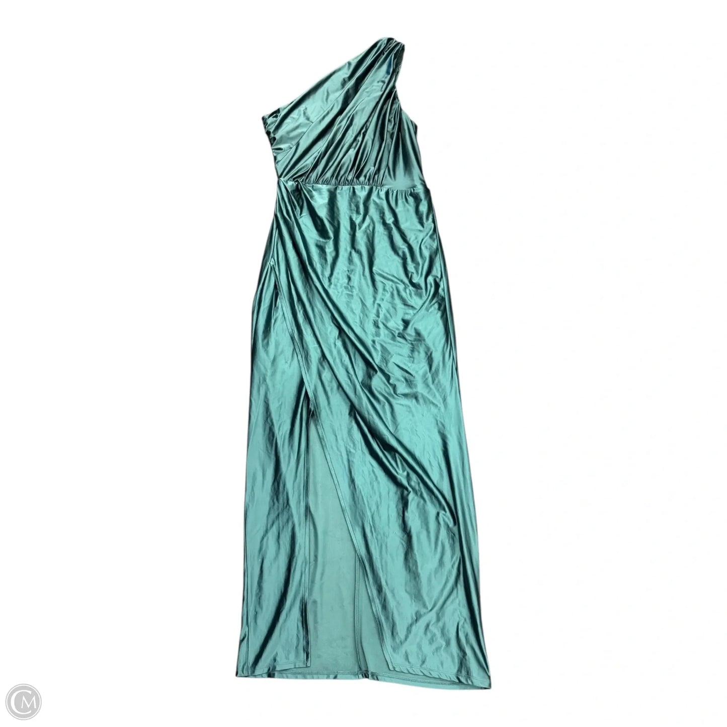 Dress Party Long By Express In Green, Size: M
