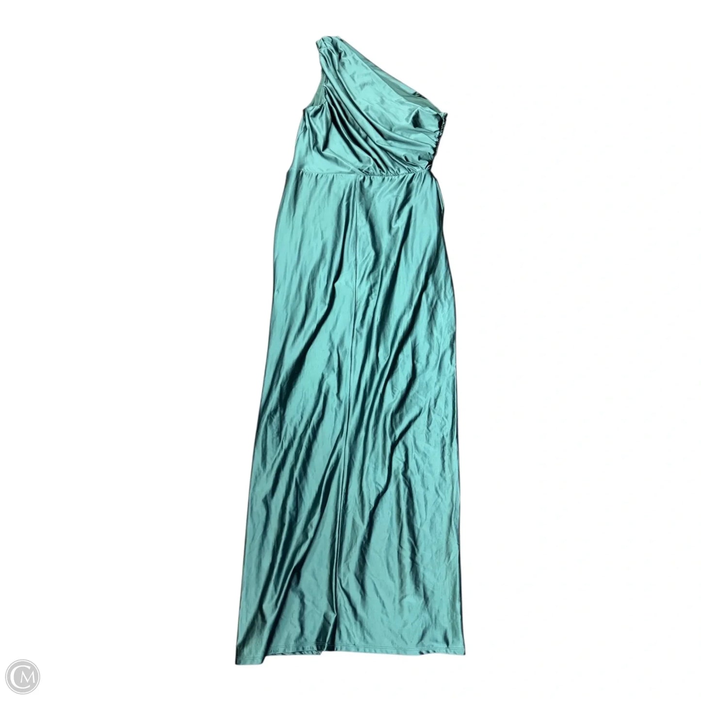 Dress Party Long By Express In Green, Size: M
