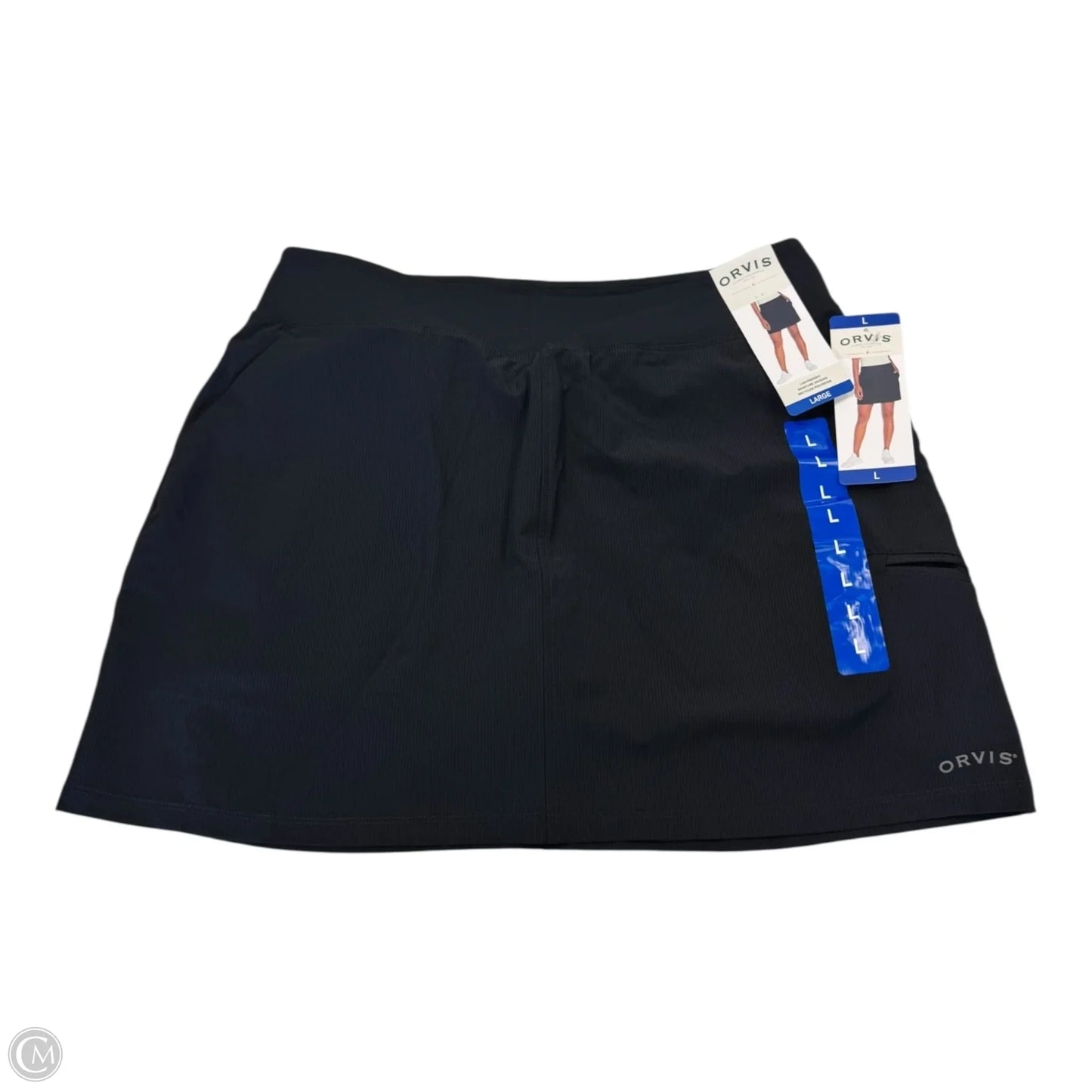 Athletic Skort By Orvis In Black, Size: L