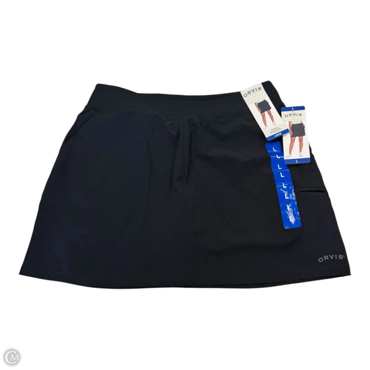 Athletic Skort By Orvis In Black, Size: L