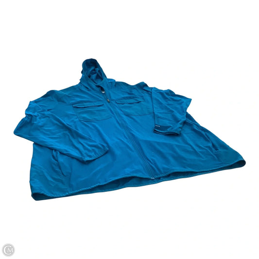 Athletic Sweatshirt Hoodie By Columbia In Teal, Size: 3x