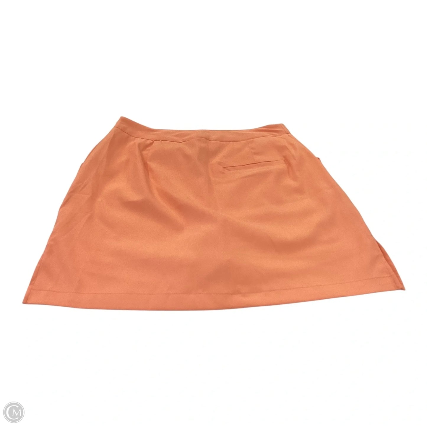 Athletic Skort By Coral Bay In Orange, Size: 6