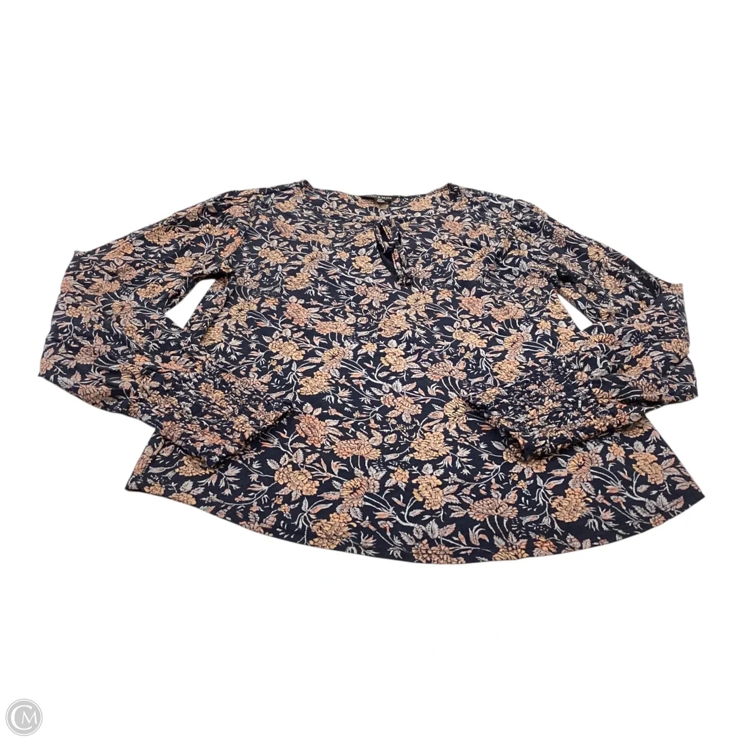 Top Long Sleeve By Lucky Brand In Floral Print, Size: S