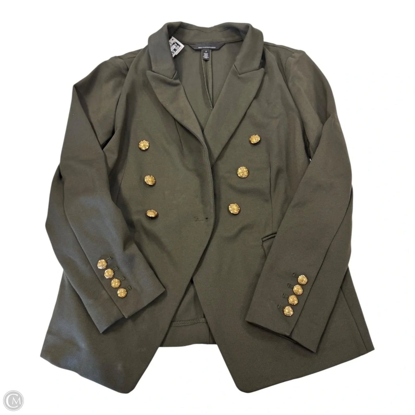 Blazer By White House Black Market In Gold & Green, Size: 8