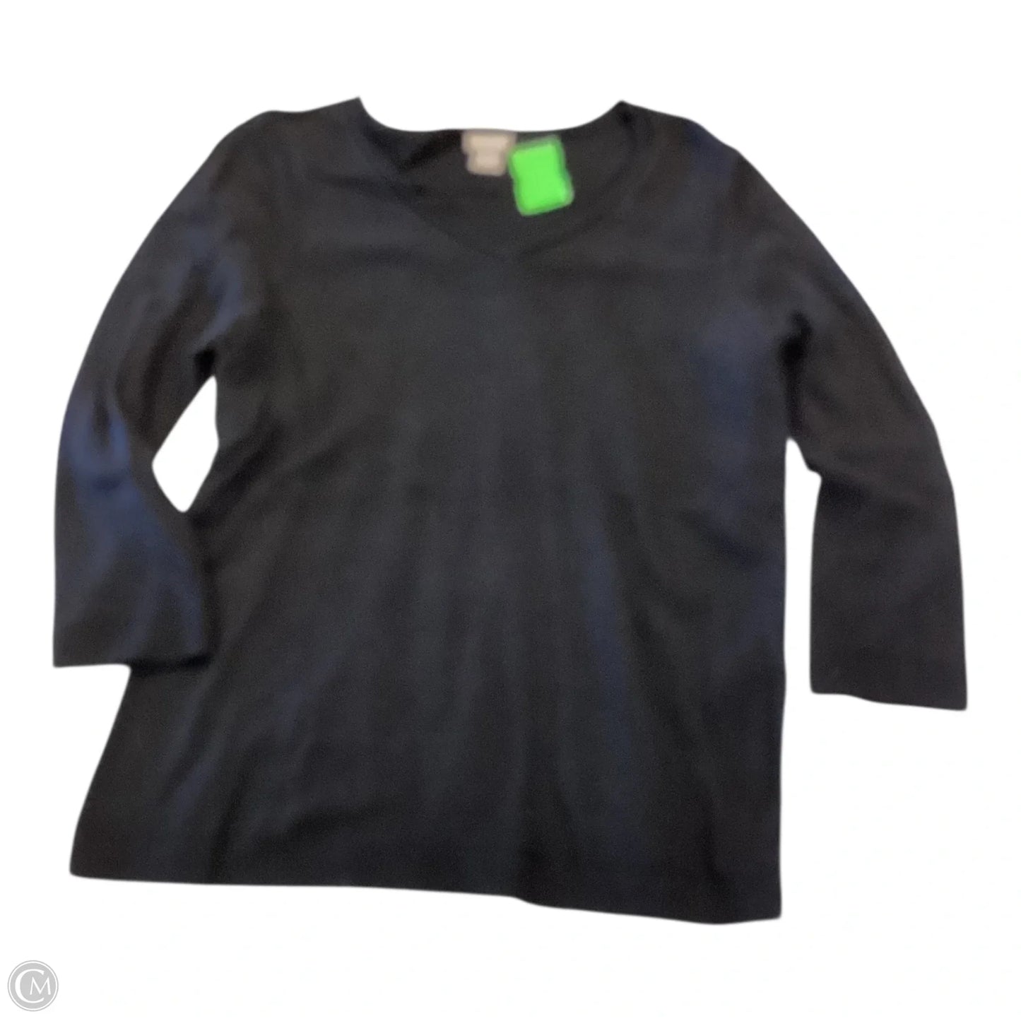 Sweater By Chicos In Black, Size: S