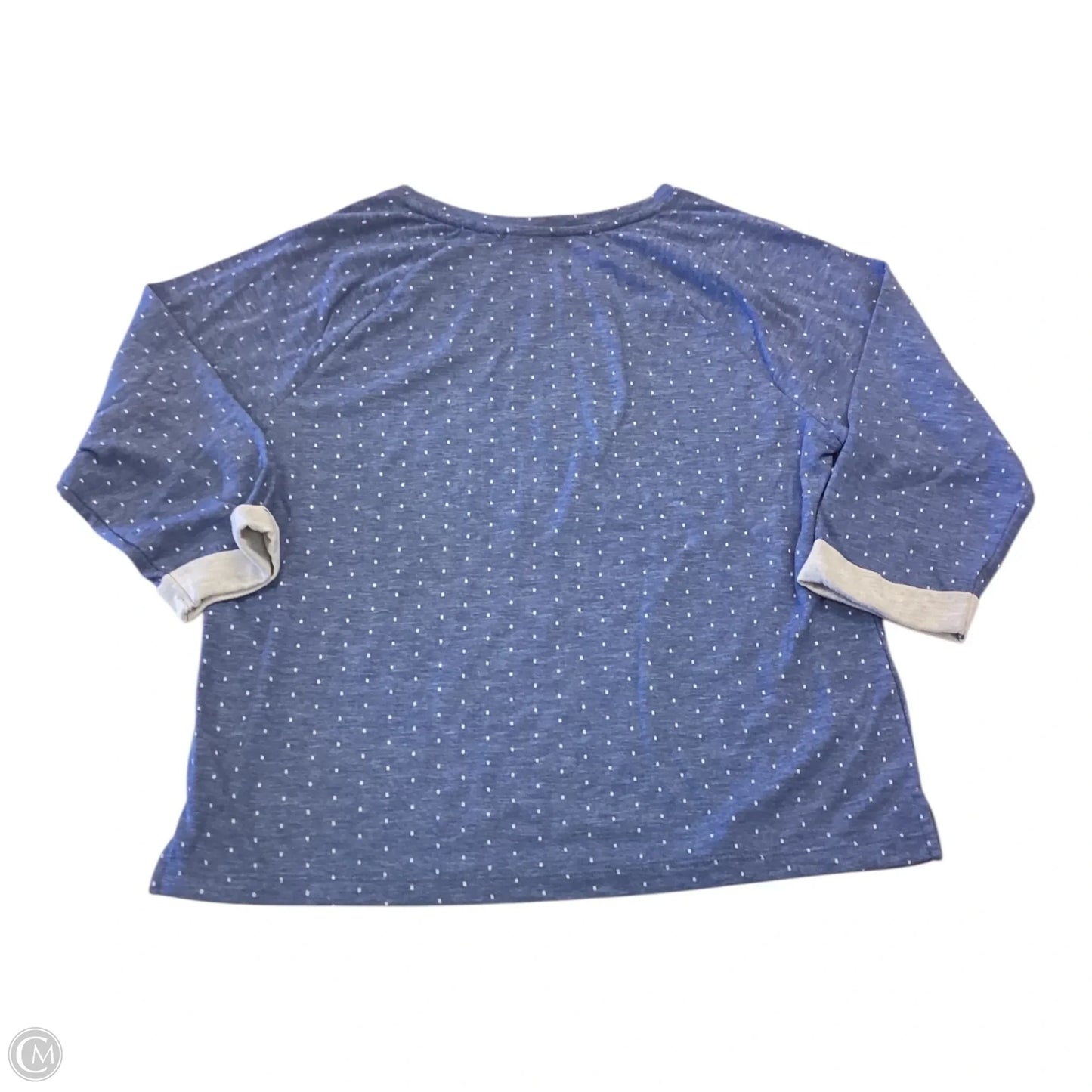 Top 3/4 Sleeve By Chicos In Polkadot Pattern, Size: M