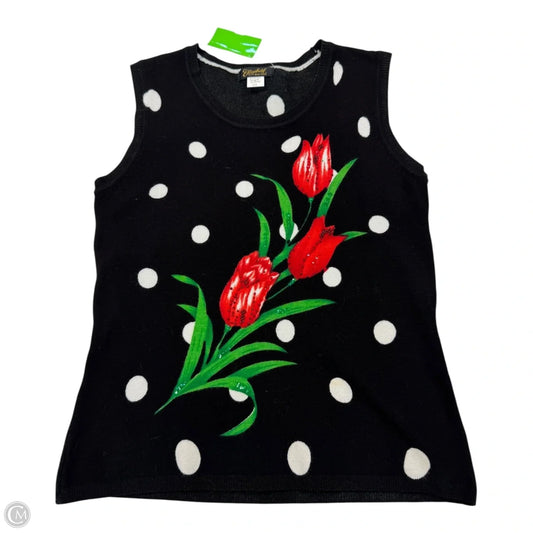 Top Sleeveless By Clothes Mentor In Black & Red, Size: Xs