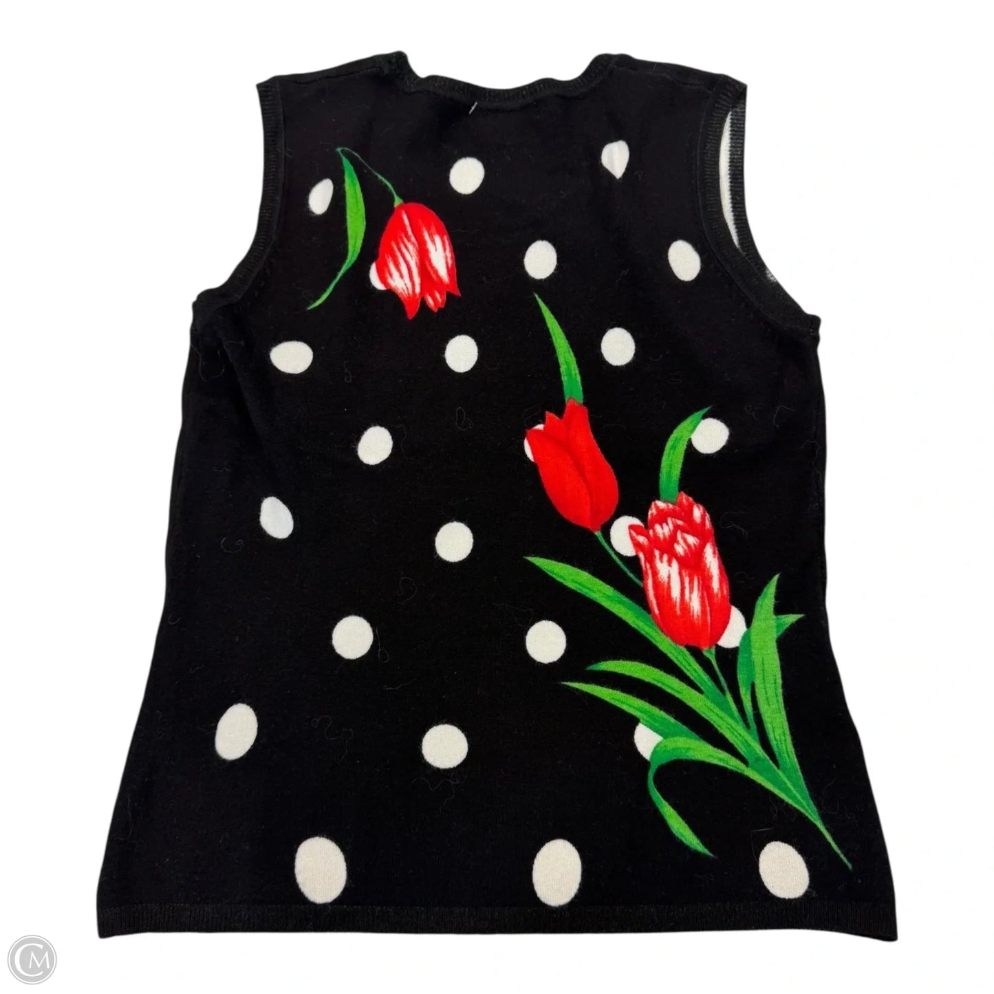 Top Sleeveless By Clothes Mentor In Black & Red, Size: Xs