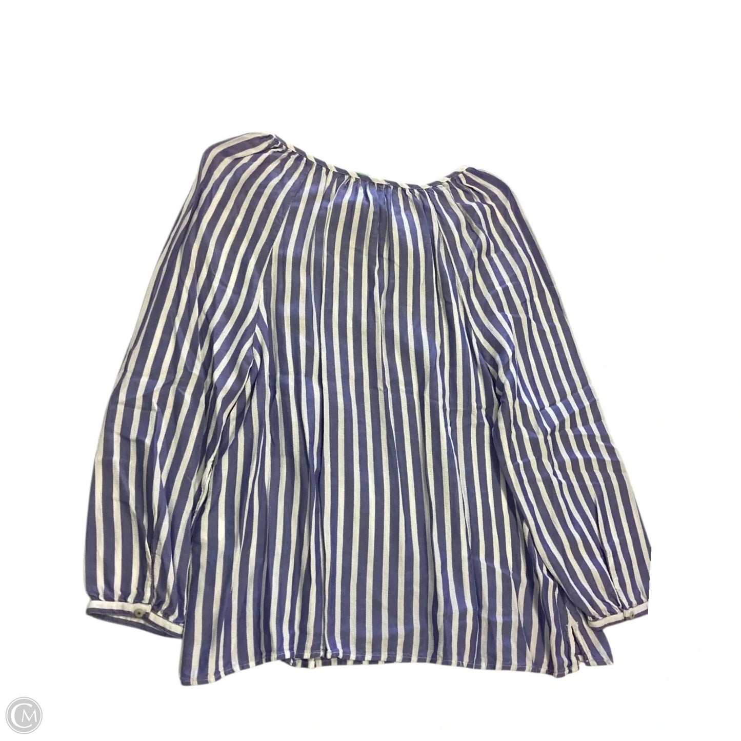 Top Long Sleeve By Vineyard Vines In Striped Pattern, Size: M