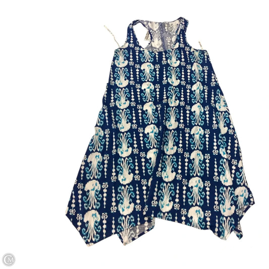 Dress Designer By Lilly Pulitzer In Blue & White, Size: Xxs