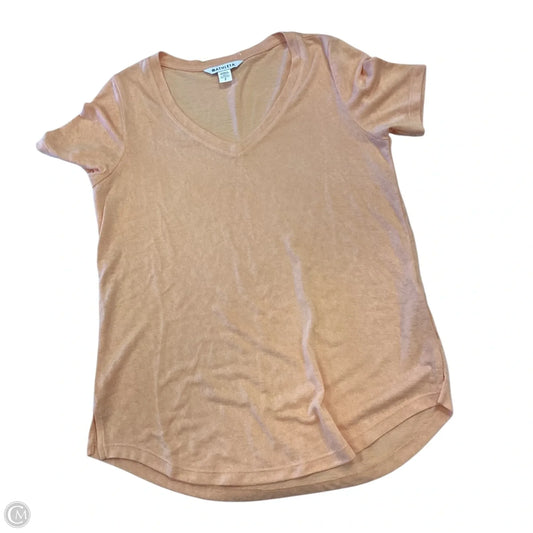 Top Short Sleeve By Athleta In Orange, Size: S