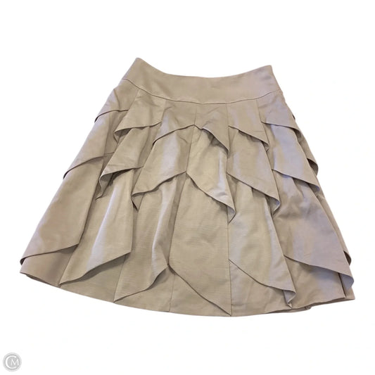 Skirt Midi By Reiss In Taupe, Size: 6