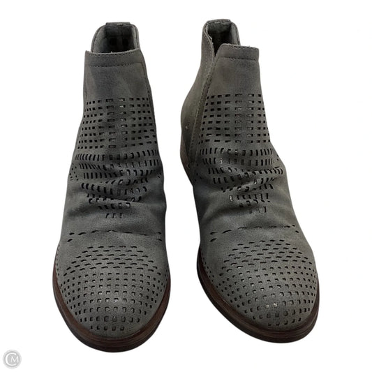 Boots Ankle Heels By Blowfish In Grey, Size: 8