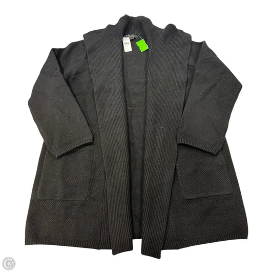 Cardigan By Ann Taylor In Black, Size: Xl